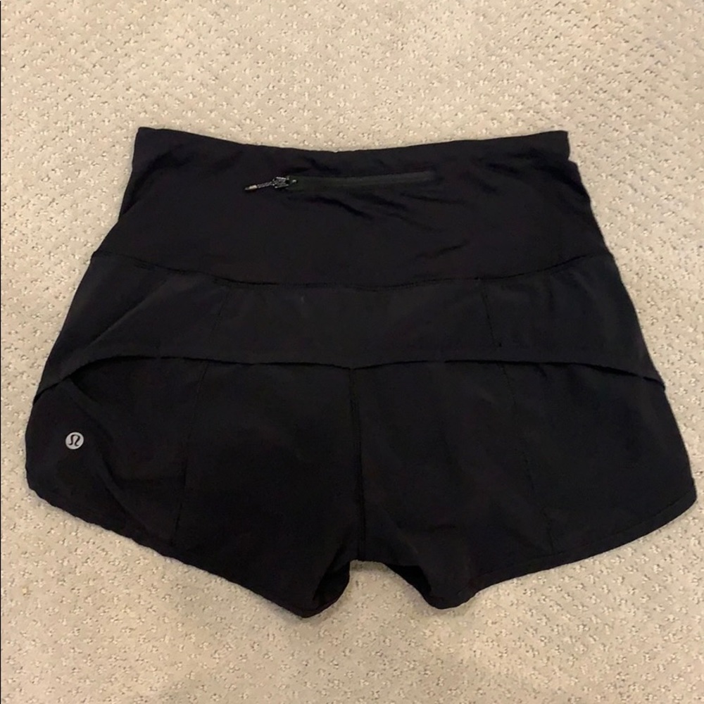 Lululemon | Black High Waisted Shorts | Size 6